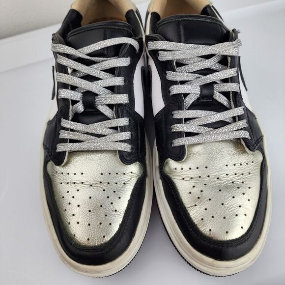 Nike Air Jordan 1 Elevate Low Metallic Silver Toe DQ8561-001 Women's Size 8 - Picture 14 of 16